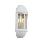 Ansell LED Luce da parete Latina Metà  Lanterna Bianca - Adatto per E27 fino 42W | IP65