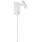 Nordlux LED Luce Da Parete Omari Bianca 3.2W 320lm 41D - 827 Bianco Molto Caldo | Dimmerabile - Inclinabile