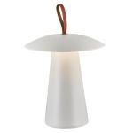 Nordlux Lampada Da Tavolo Ara Batteria Aluminium Bianca 2W 240lm - 830 Luce Calda -  | Dimmerabile Touch