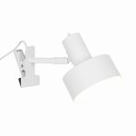 Nordlux Lampada Da Tavolo Matis Clamp Metallo Bianca | Adatto per 1x E27