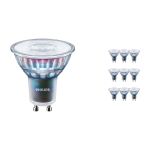 Confezione Multipack 10x Philips MASTER LED Faretti ExpertColor GU10 PAR16 3.9W 265lm 25D - 927 Bianco Molto Caldo | Miglior resa cromatica - Dimmerabile - Sostitutiva 35W