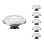 Confezione Multipack 6x Philips MASTER LED Faretti G53 AR111 10.8W 600lm 40D - 927 Bianco Molto Caldo | Miglior resa cromatica - Dimmerabile - Sostitutiva 50W
