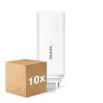 Confezione Multipack 10x Philips CorePro PL-T LED Bulbo HF 9W - 830 Luce Calda -  | 4-Pin - Sostitutiva 26W