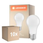 Confezione Multipack 10x Ledvance Classic LED E27 Pera Ghiaccio 8.8W 806lm - 827 Bianco Molto Caldo | Luce Del Giorno Sensor - Sostitutiva 60W