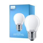 Philips Corepro LED Lustre E27 Sferica Ghiaccio 4.3W 470lm - 827 Bianco Molto Caldo | Sostitutiva 40W