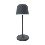 Eglo Lampada Da Tavolo Mannera-S Aluminium Nero 1W 170lm - 825-830-840 CCT | IP54 - Touch Dimmerabile - USB-C