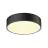 SLV Medo Pro 30 Parete e Luce da soffitto Aluminium Nero Il Giro 10W 1350lm - 930-940 CCT | IP50 - Miglior Resa Cromatica - Dali Dimmerabile 