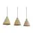 Ledvance LED Luce Pendente Decor Rattan Lineare Marrone | Adatto per 3x E27