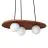 Ledvance Decor Luce Pendente Nest Marrone | Adatto per 3x G9