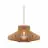 Nordlux Manago Luce Pendente Legna Marrone | Adatto per 1x E27
