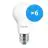 Confezione Multipack 6x Philips MASTER Value LED Bulbo E27 Pera Ghiaccio 7.8W 1055lm - 927 Bianco Molto Caldo | Miglior resa cromatica - Dimmerabile - Sostitutiva 75W