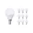 Confezione Multipack 10x Noxion Lucent Lustre LED E14 Sferica Ghiaccio 2.5W 250lm - 827 Bianco Molto Caldo | Sostitutiva 25W