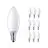 Confezione Multipack 10x Philips Corepro LED Candela E14 Ghiaccio 4.3W 470lm - 827 Bianco Molto Caldo | Sostitutiva 40W