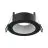 Noxion Faretti LED Ares Profondo ring Nero - con Inner Il Anello Bianca | Ritaglio 68mm - incl. GU10 Fitting