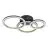 Eglo Luce da soffitto Calliera Acciaio Nero, Ottone 20W 2500lm - 830 Luce Calda -  | Dimmerabile