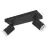Eglo Connect.Z Smart Soffitto Faretti Melitello-Z Acciaio Nero 7.4W 1100lm - 827-865 Regolabile Bianca + RGB | Dimmerabile