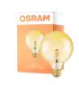 Osram Vintage 1906 LED E27 Globe Filamento Oro 125mm 6.5W 650lm - 824 Bianco Molto Caldo | Dimmerabile - Sostitutiva 50W