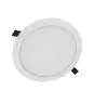 Ledvance Downlight Slim Alu Aluminium Bianca 19W 2000lm 90D - 840 Bianco Freddo | Ritaglio 205 - IP44 - Dali Dimmerabile 