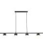 Nordlux Luce pendente Rail Clyde 20W 827 350lm 120D Nero - Metallo | Dimmerabile - Bianco Molto Caldo