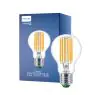 Philips MASTER LED Bulbo Ultra Efficient E27 Pera Chiara 5.2W 1095lm - 827 Bianco Molto Caldo | Sostitutiva 75W