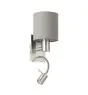 Eglo Luce Da Parete Pasteri Acciaio Nichel Satinato 40 | IP20 - Incl. Faretti e Escl. 1x E27