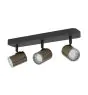 Eglo Luce da soffitto Consuma 1 Acciaio Bronzo Nero | IP44 - Adatto per 3x GU10 