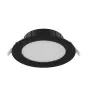Noxion Downlight LED Hera Piatto Incasso Nero 21W 2400lm 100D - 827-830-840 CCT | 214mm - Ritaglio 200mm