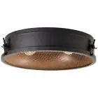Brilliant Zois Luce da soffitto Metallo Nero | 420mm - Adatto per 2x E27