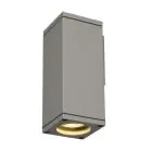 SLV Theo Luce Da Parete Aluminium Grigio Piazza | Esterni - IP44 - Adatto per 1x GU10 