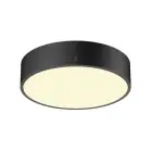 SLV Medo Pro 30 Parete e Luce da soffitto Aluminium Nero Il Giro 10W 1350lm - 930-940 CCT | IP50 - Miglior Resa Cromatica - Dimmerabile 