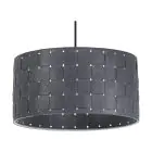 Ledvance Decor Felt Weaving Luce Pendente 380 Scuro Grigio | Adatto per E27