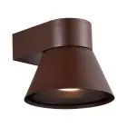 Nordlux Kyklop Cone Luce Da Parete Aluminium Arrugginito | Adatto per GU10