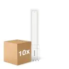 Confezione Multipack 10x Philips Corepro PL-L LED 8W 960lm - 830 Luce Calda -  | 4-Pin - Sostitutiva 18W