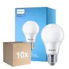 Confezione Multipack 10x Philips Corepro LED Bulbo E27 Pera Ghiaccio 4.9W 470lm - 827 Bianco Molto Caldo | Sostitutiva 40W