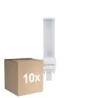 Confezione Multipack 10x Ledvance DULUX-D LED 5W - 830 Luce Calda -  | 2-Pin - Sostitutiva 10W