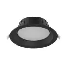 Noxion Downlight LED Hera Medio Incasso Nero 21W 2400lm 100D - 827-830-840 CCT | 226mm - Ritaglio 200mm